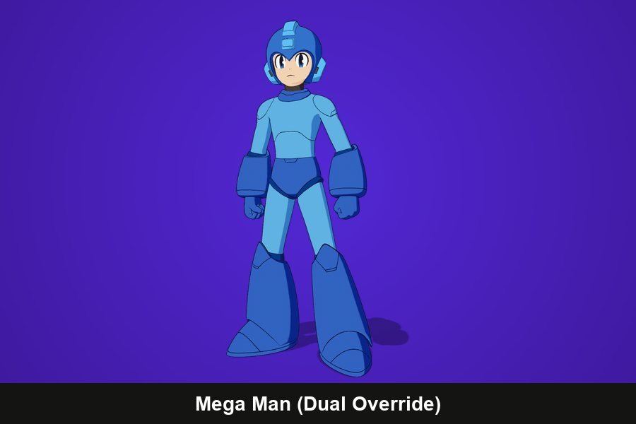 Mega Man (Dual Override) Fortnite skin