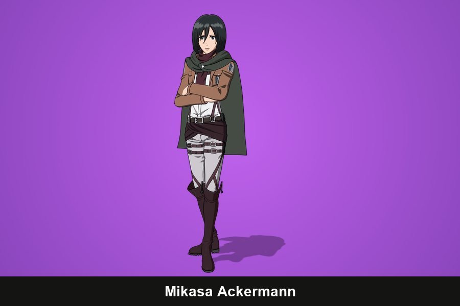 Mikasa Ackermann Fortnite skin