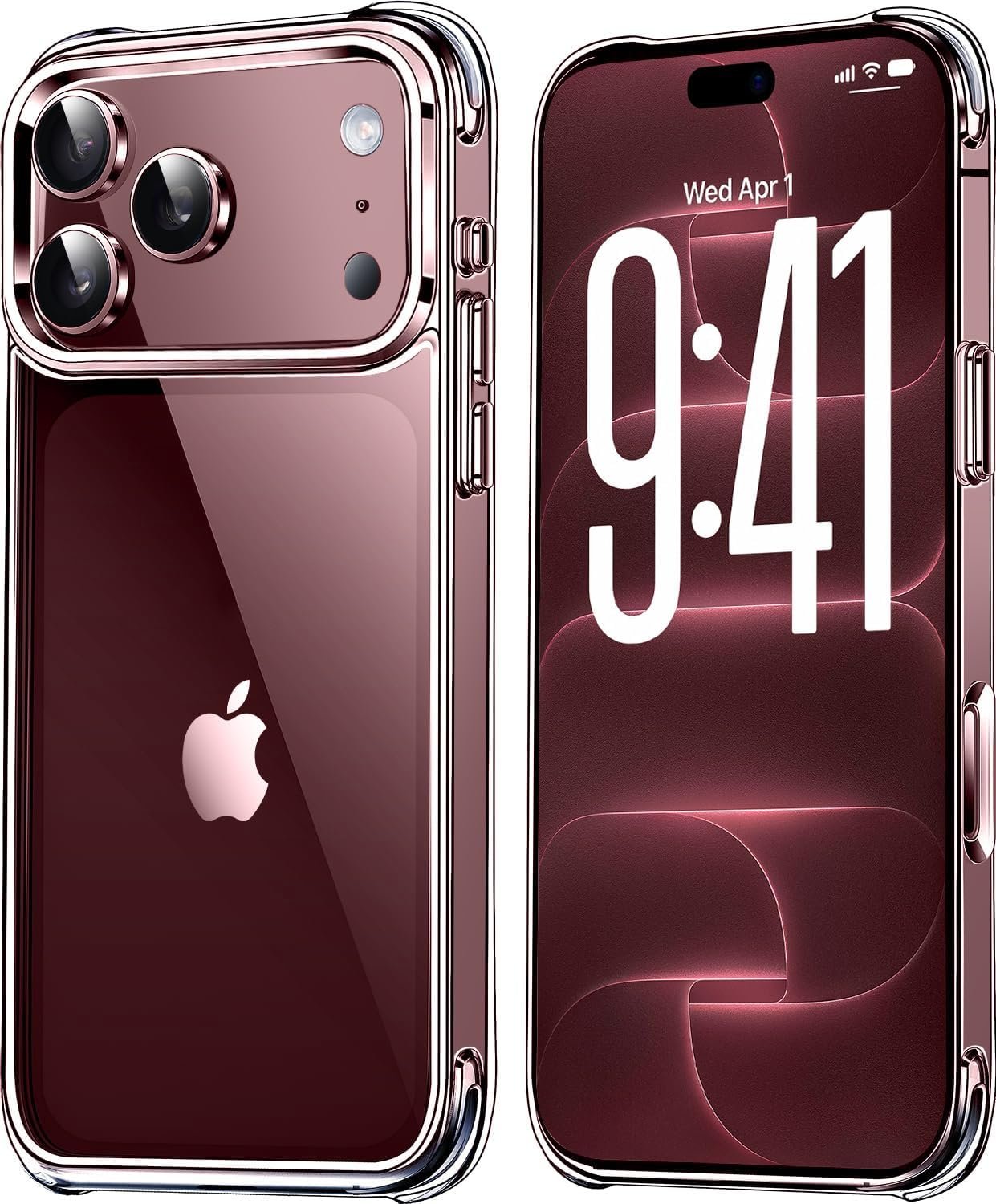 Mkeke non-yellowing clear case for iPhone 18 Pro Max