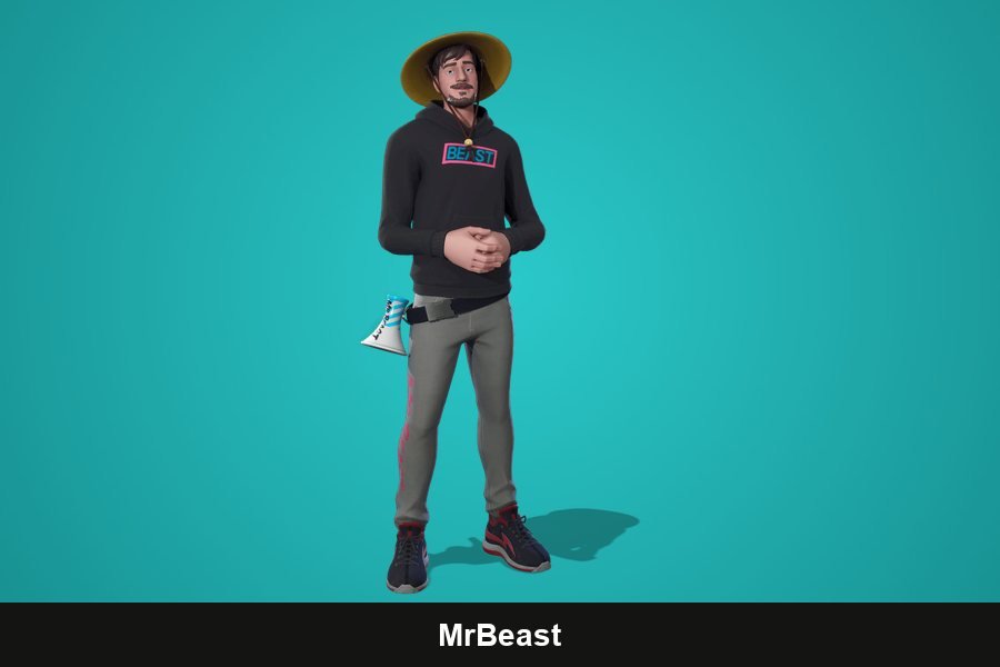 MrBeast Fortnite skin
