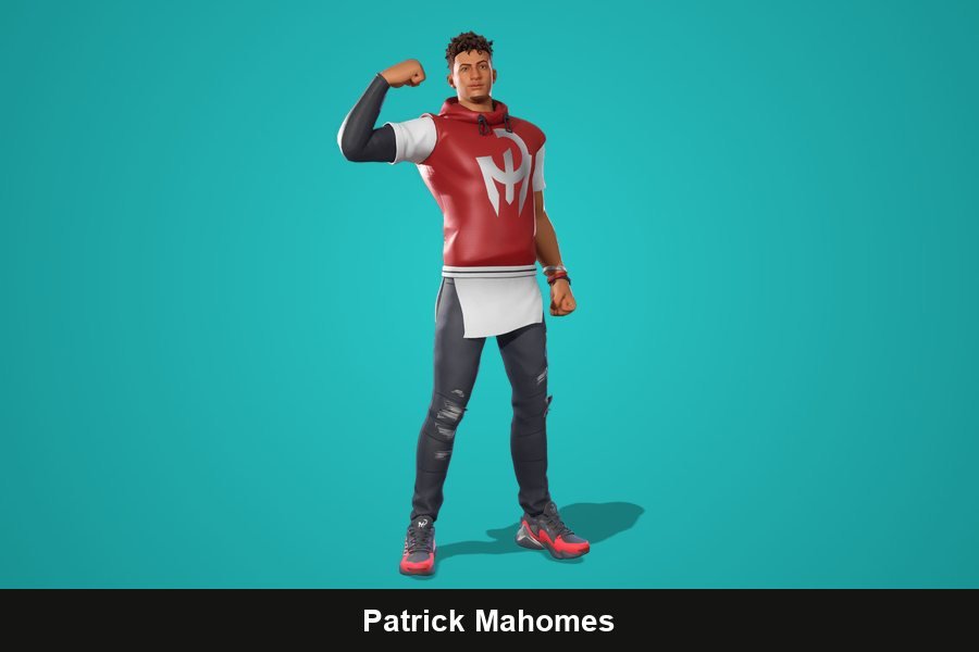Patrick Mahomes Fortnite skin