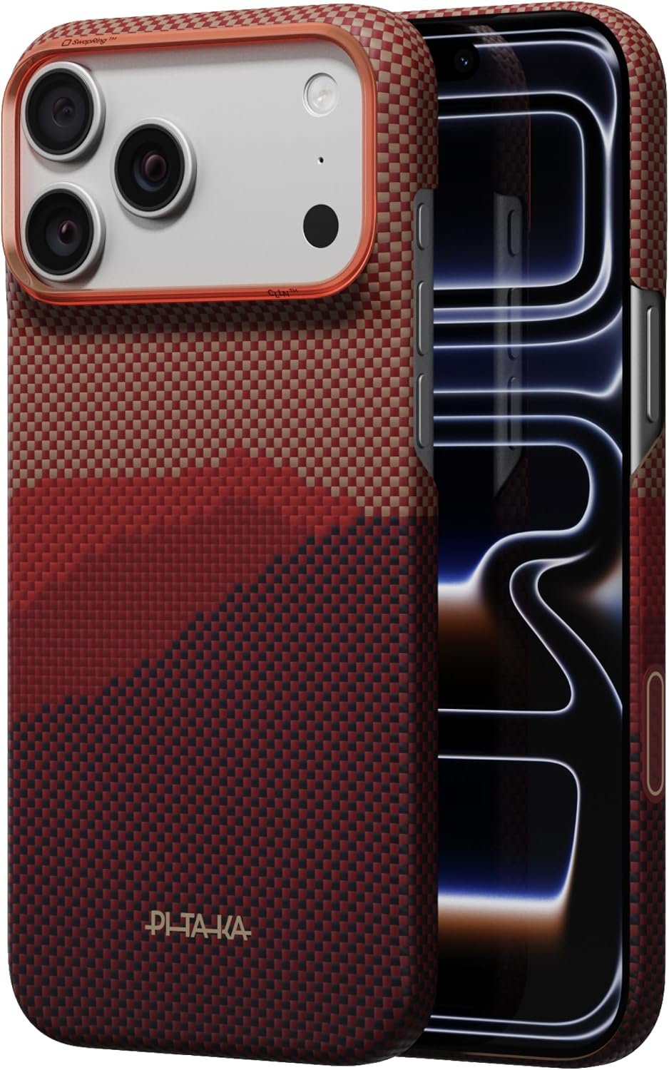 PITAKA ultra slim aramid fibre case for iPhone 18 Pro Max in Autumn Dusk
