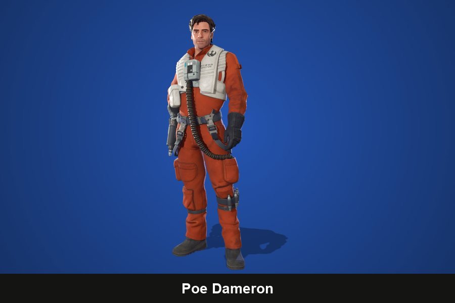 Poe Dameron Fortnite skin