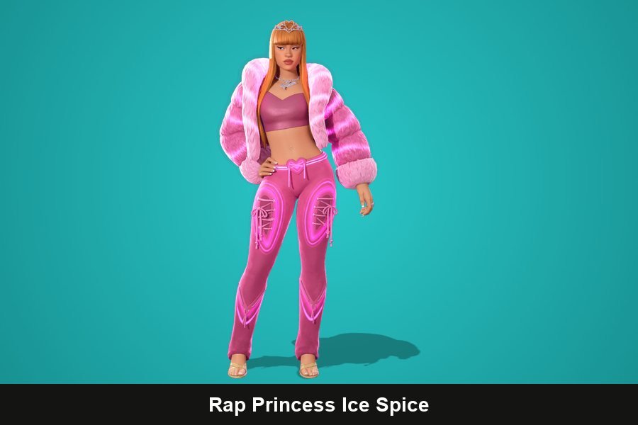Rap Princess Ice Spice Fortnite skin