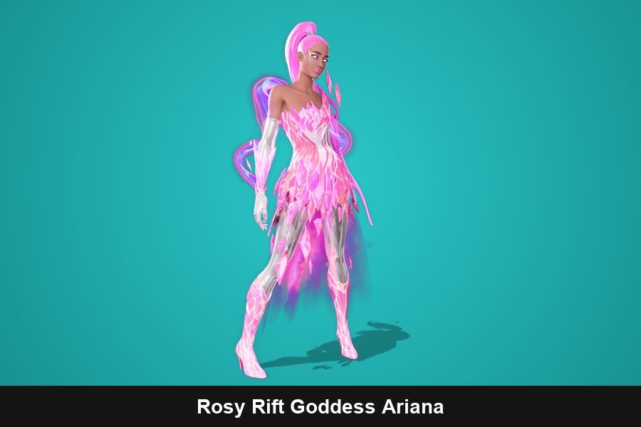 Rosy Rift Goddess Ariana Fortnite skin
