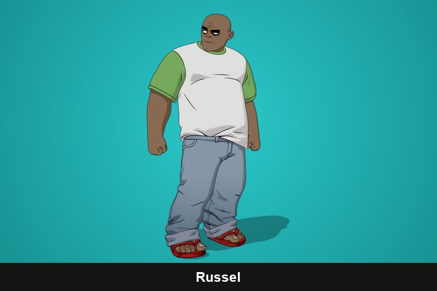 Russel Fortnite skin