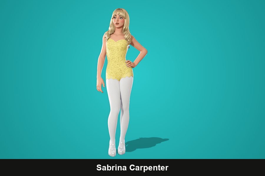 Sabrina Carpenter Fortnite skin