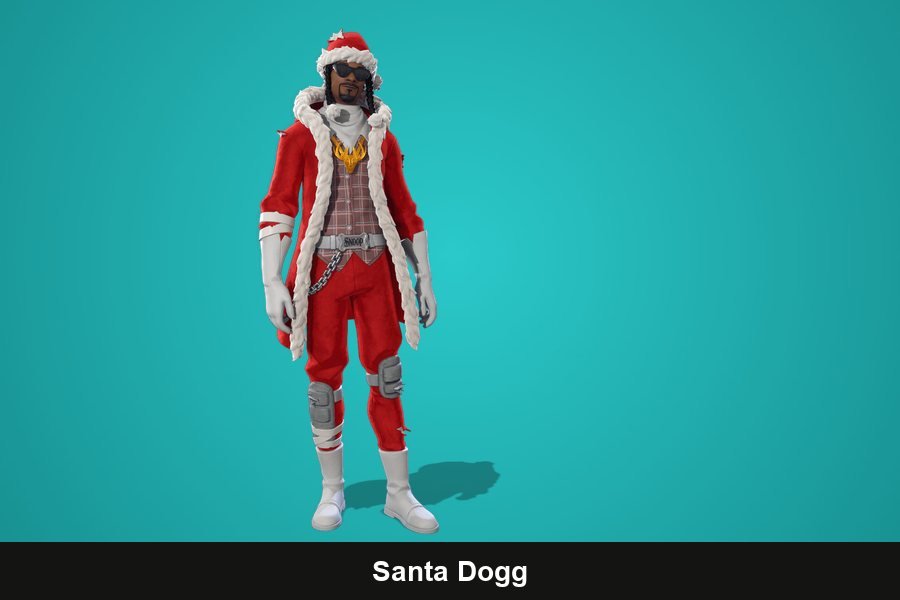 Santa Dogg Fortnite skin