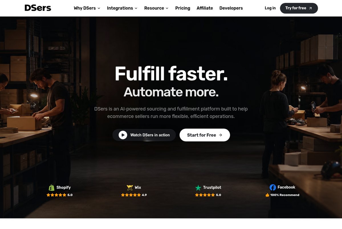 DSers dropshipping automation for Shopify