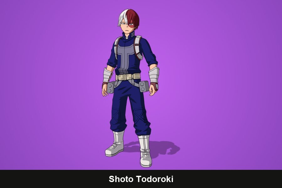 Shoto Todoroki Fortnite skin