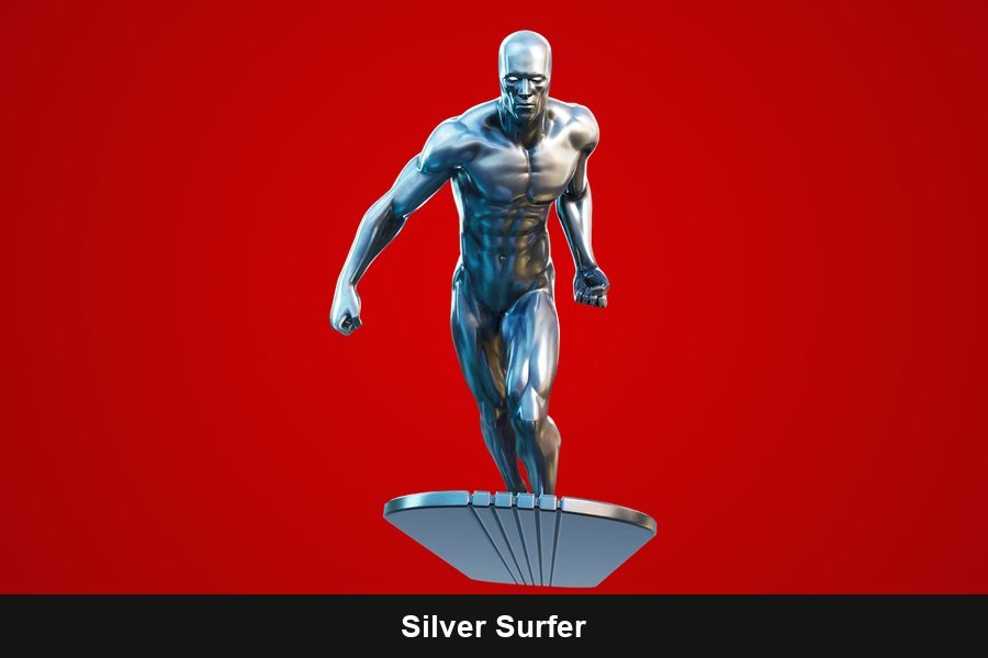 Silver Surfer Fortnite skin