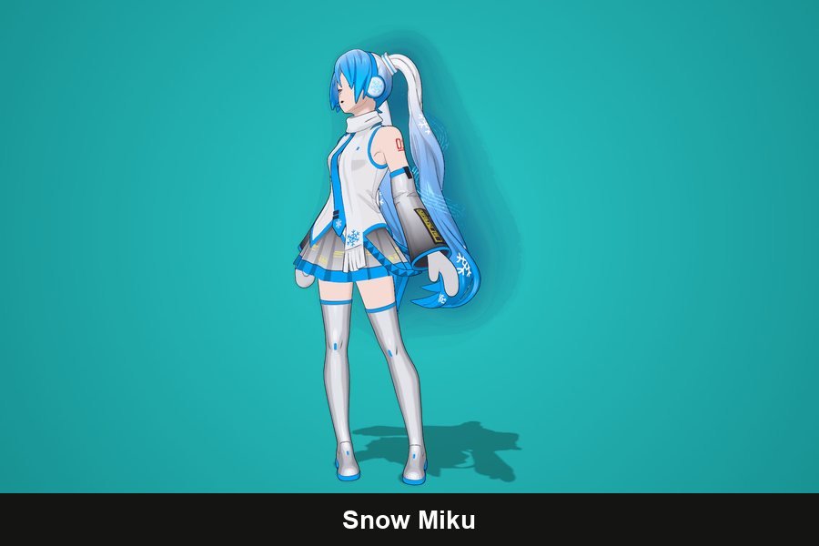 Snow Miku Fortnite skin