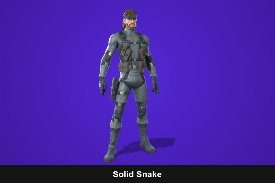 Solid Snake Fortnite skin
