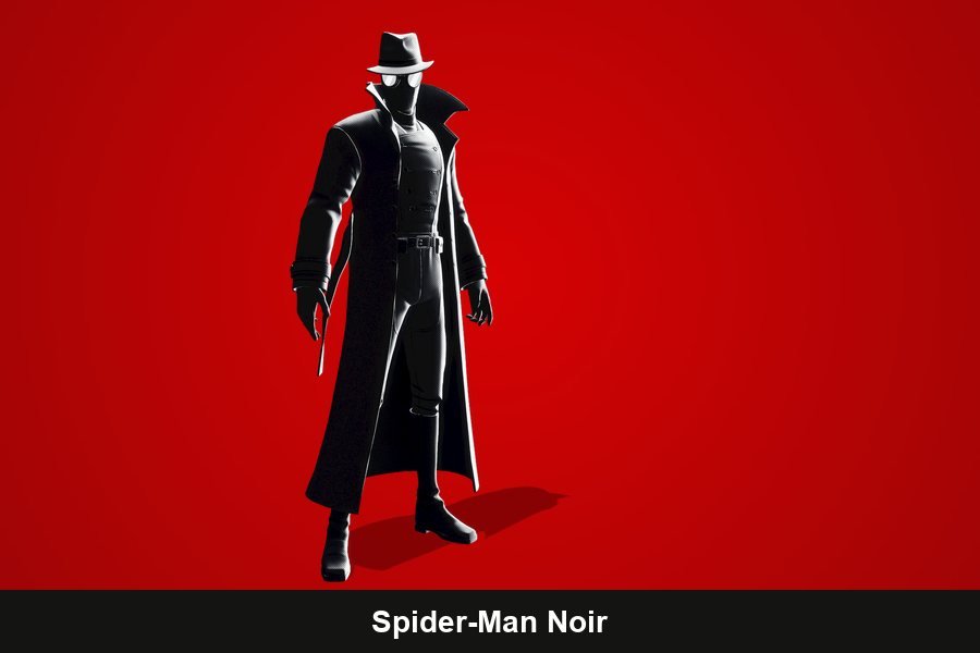 Spider-Man Noir Fortnite skin