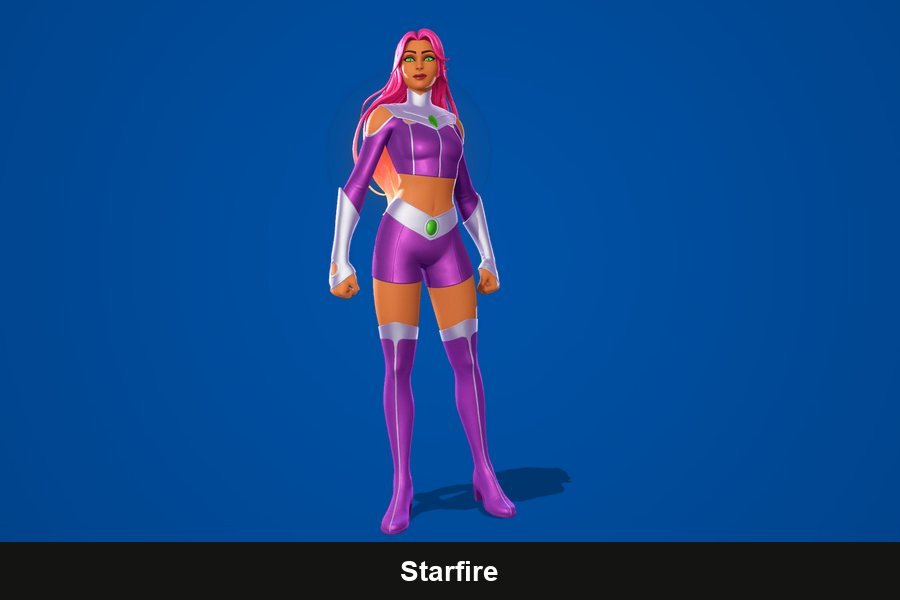 Starfire Fortnite skin