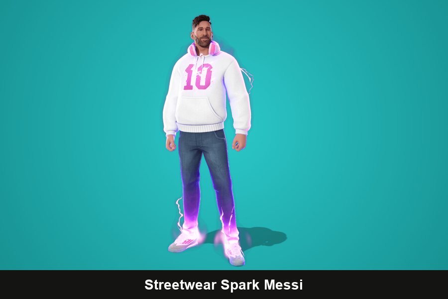 Streetwear Spark Messi Fortnite skin