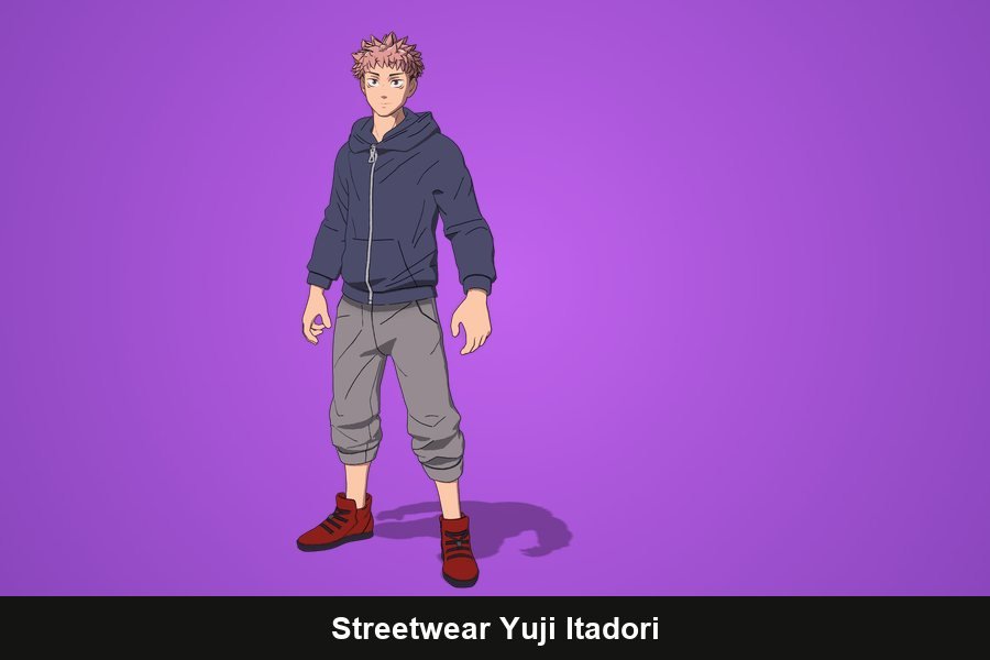 Streetwear Yuji Itadori Fortnite skin