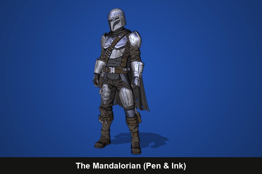 The Mandalorian (Pen & Ink) Fortnite skin
