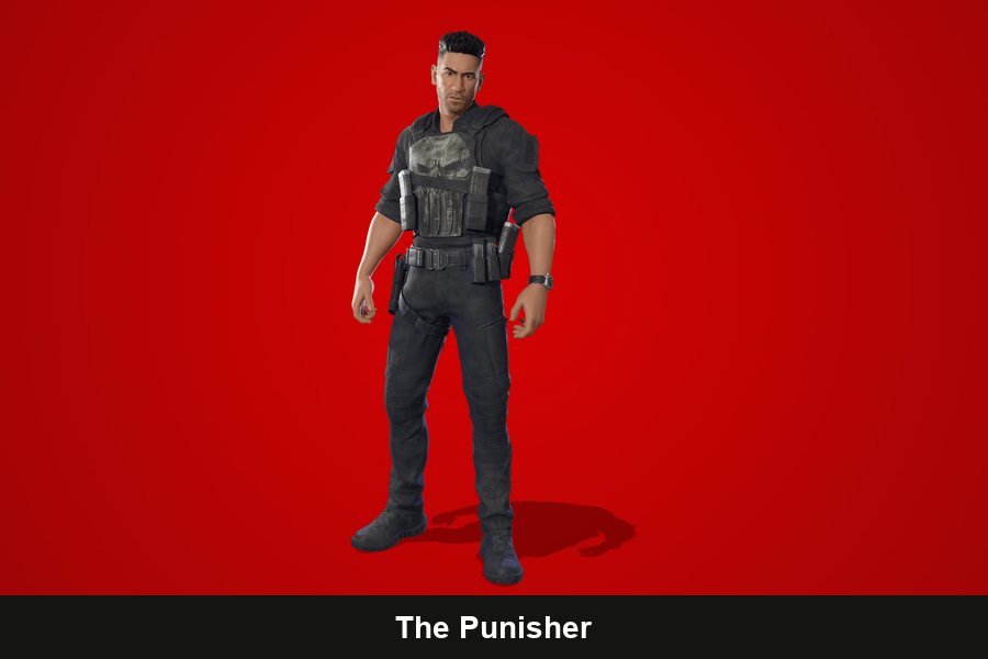 The Punisher Fortnite skin