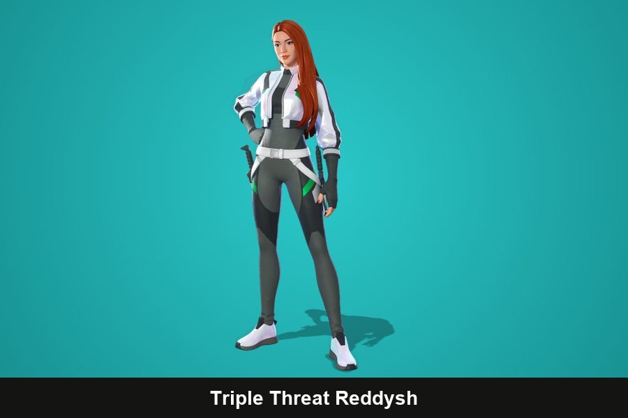 Triple Threat Reddysh Fortnite skin