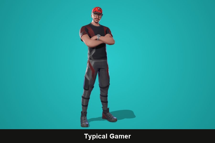 Typical Gamer Fortnite skin