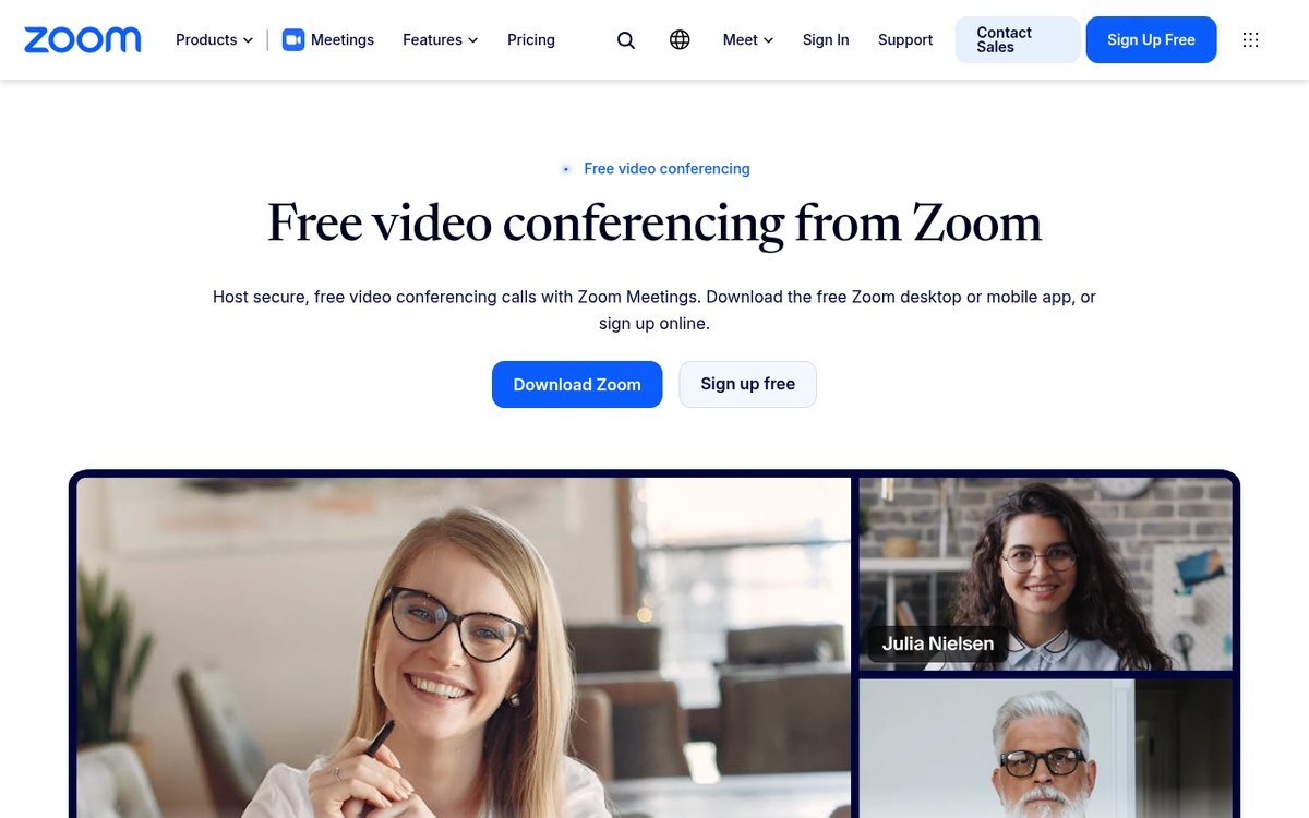 Zoom free video conferencing plan