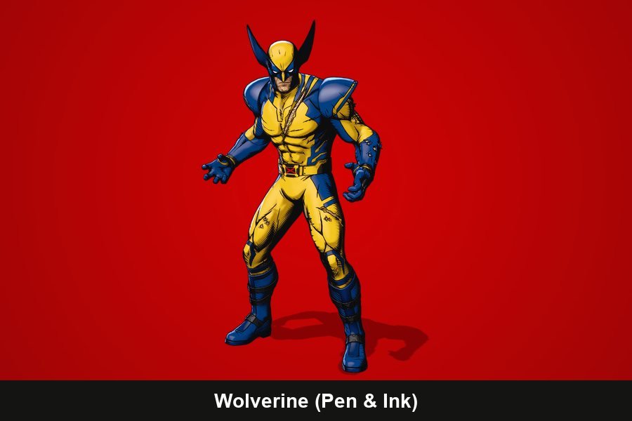 Wolverine (Pen & Ink) Fortnite skin