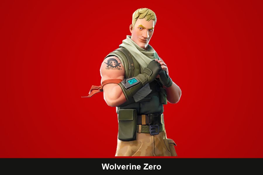 Wolverine Zero Fortnite skin