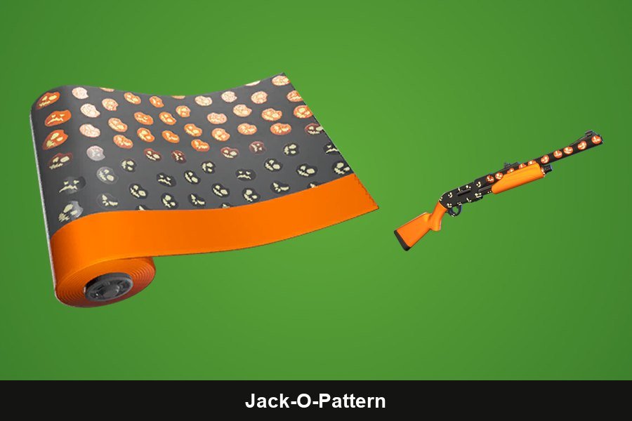 Jack-O-Pattern Fortnite wrap