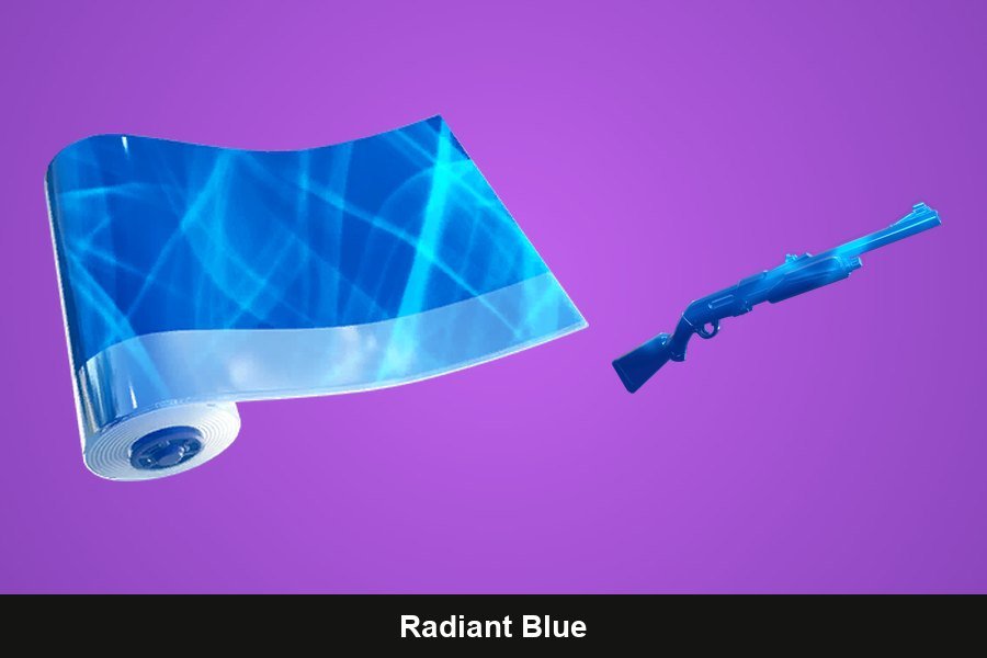 Radiant Blue Fortnite wrap