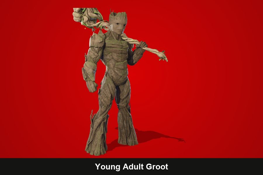 Young Adult Groot Fortnite skin