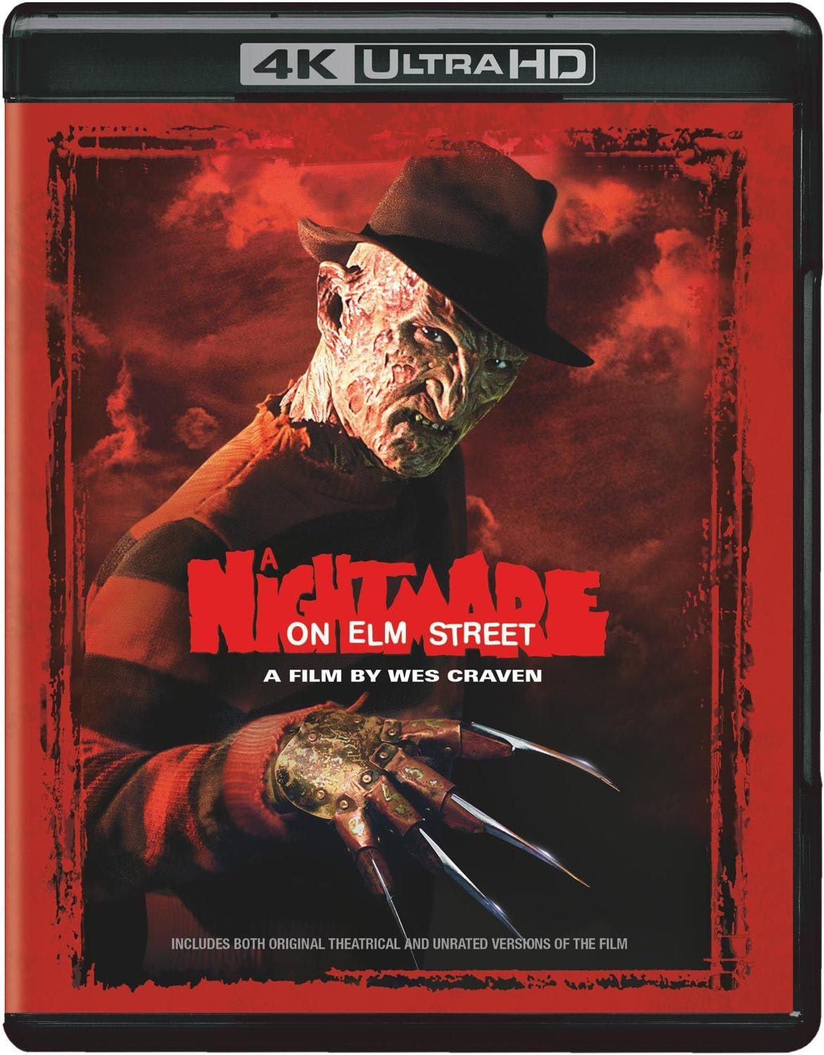 A Nightmare on Elm Street 4K Ultra HD case with Freddy Krueger