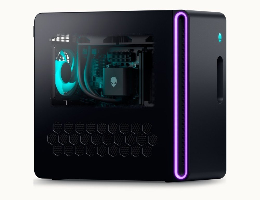 Alienware Aurora gaming desktop in black