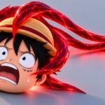 Two anime character balls facing off on a white floor in Anime Ball Duels