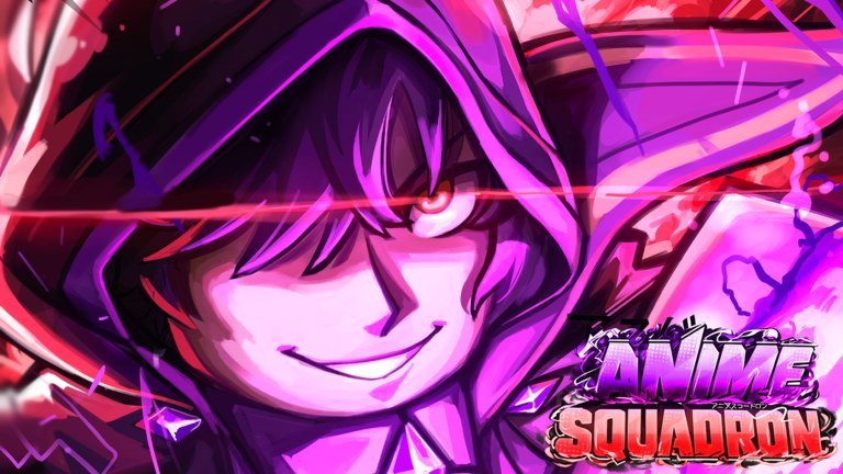 Anime Squadron unit summoning artwork on Roblox
