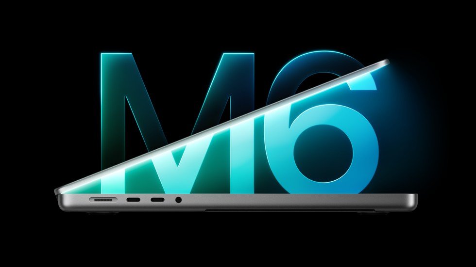 14-inch MacBook Pro with the M6 chip shown in profile
