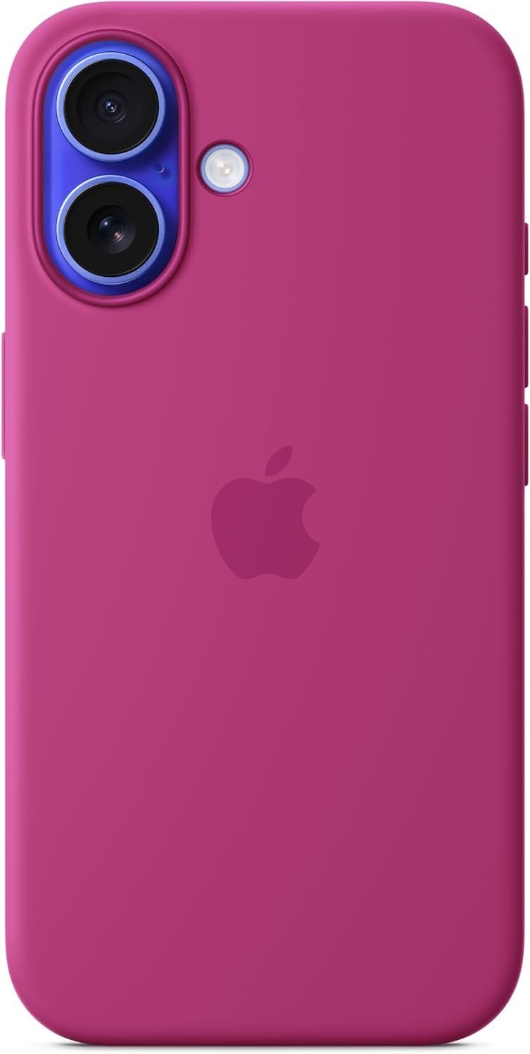 Apple silicone case with MagSafe for iPhone 16