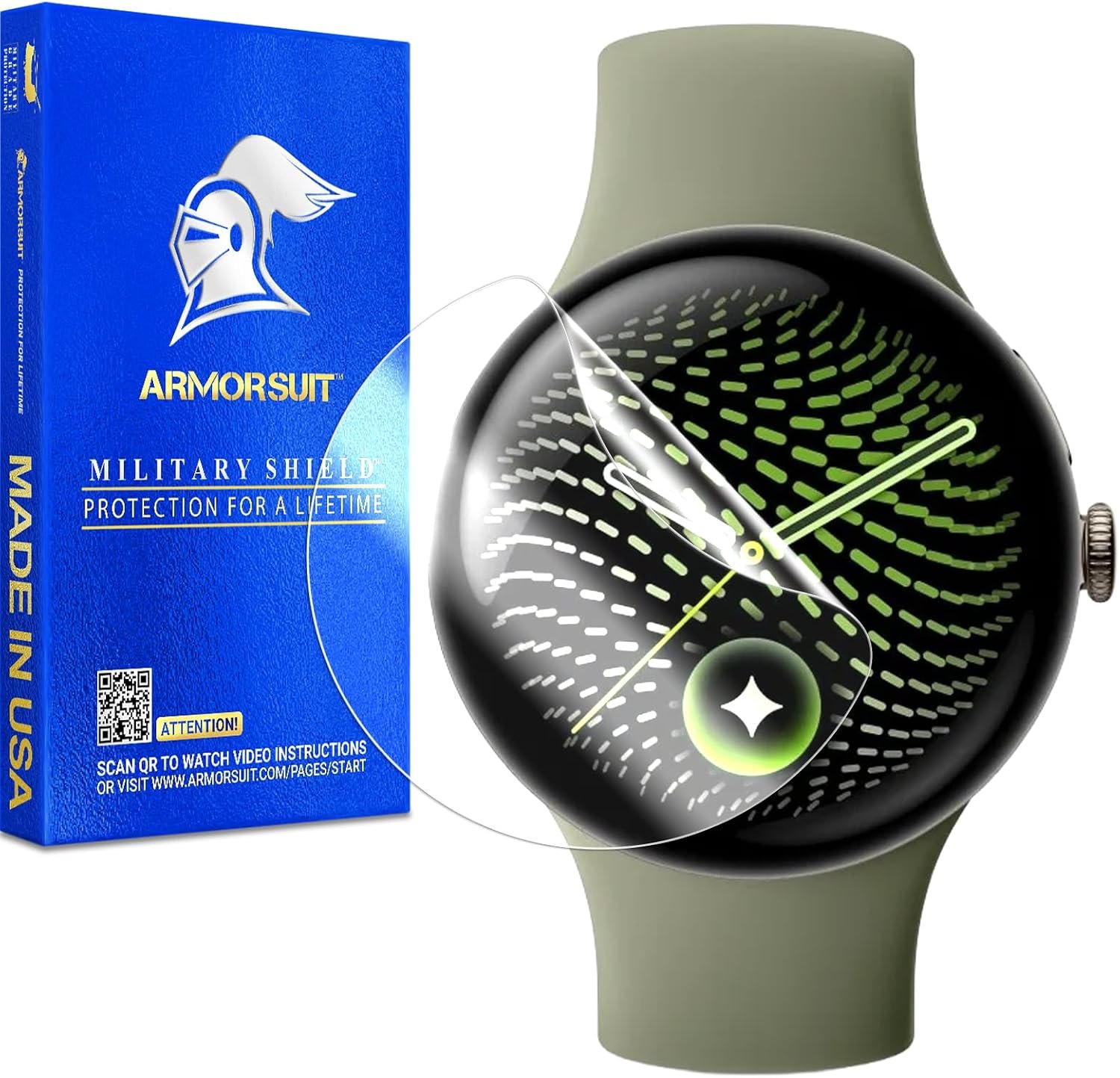 ArmorSuit MilitaryShield six-pack of screen protector film for the 45mm Google Pixel Watch 5