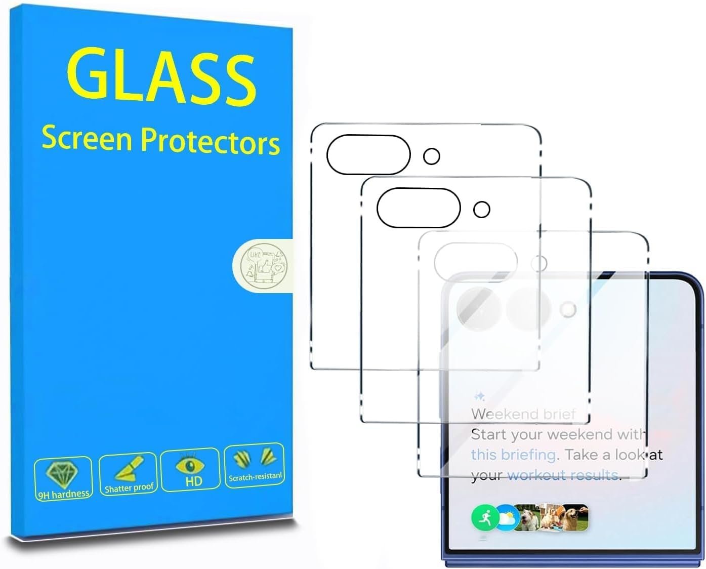 Astter three-pack front screen protector for the Samsung Galaxy Z Flip 8 and Z Flip 7