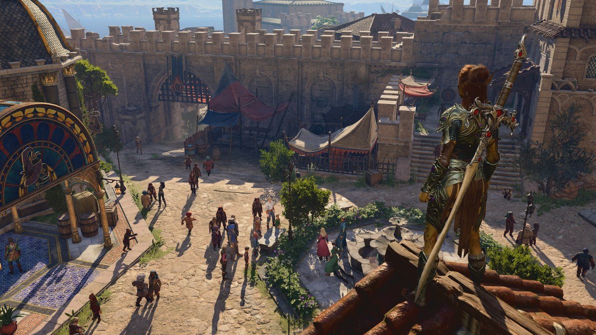 A party in combat in Baldur's Gate 3