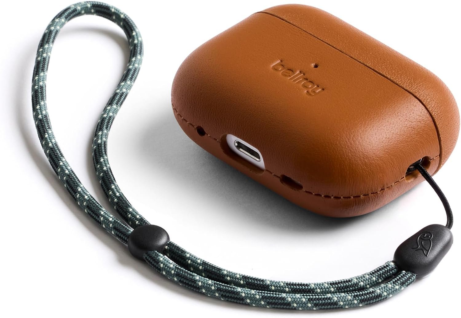 Bellroy Pod Jacket Pro second edition leather case for AirPods Pro 3 in terracotta