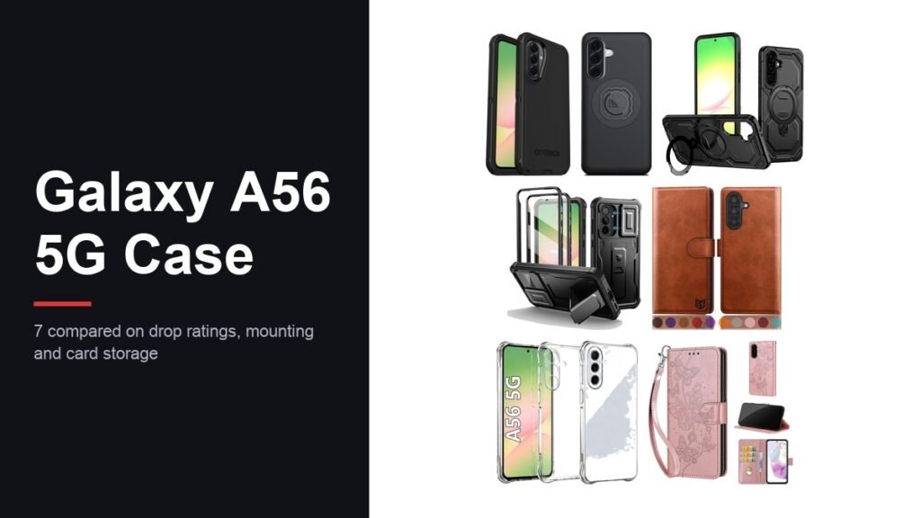 Best Galaxy A56 5G Case: 7 Compared on Drops and Mounts