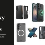 Best Galaxy S26+ Cases headline beside cases from Spigen, OtterBox, Mous, Tech21, PITAKA, TORRAS and Rokform