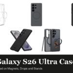 Best S26 Ultra Case headline beside cases from Spigen, Samsung, OtterBox, Mous, PITAKA and TORRAS