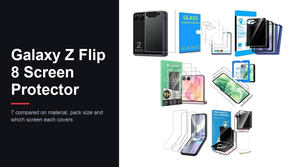 Best Galaxy Z Flip 8 Screen Protector: 7 Picks Compared