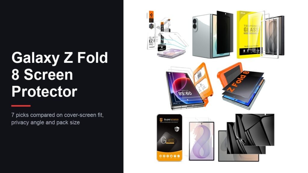 Best Galaxy Z Fold 8 Screen Protector Picks: 7 Compared