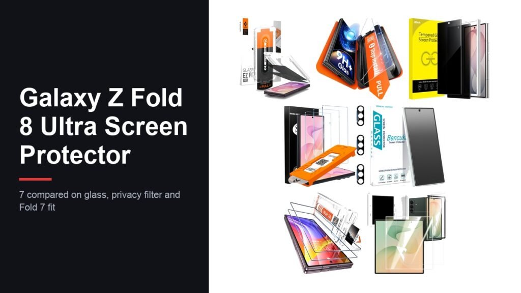 Best Galaxy Z Fold 8 Ultra Screen Protector: 7 Compared