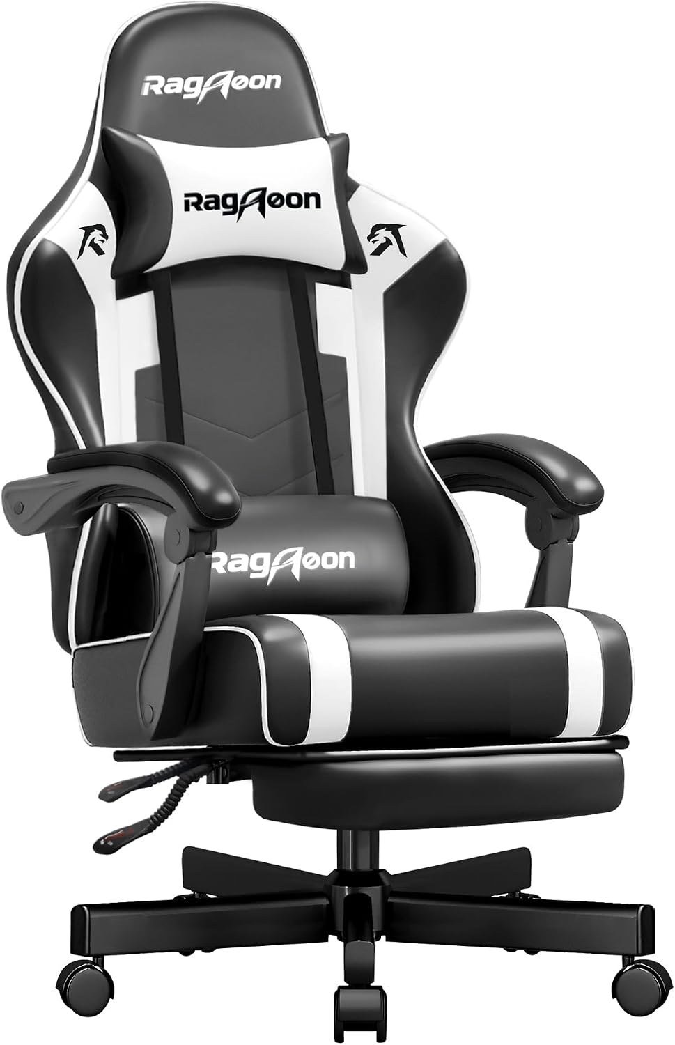 Upgraded Ergonomic Gamer Chair, Arctic Black gaming chair