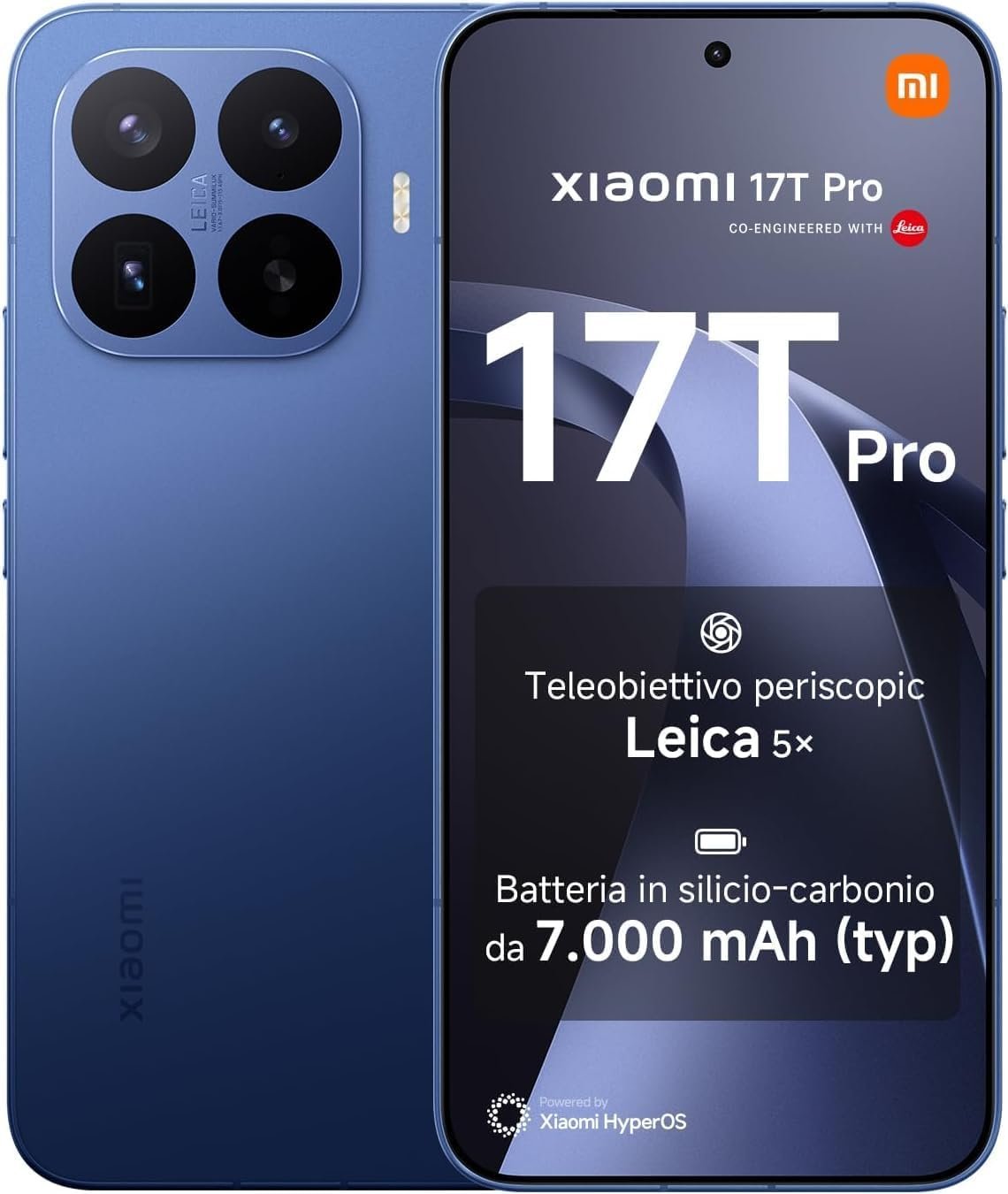 Xiaomi 17T Pro in deep blue
