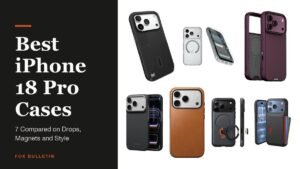 Best iPhone 18 Pro Cases headline beside cases from Speck, OtterBox, Mous, PITAKA, NOMAD, TORRAS and Smartish